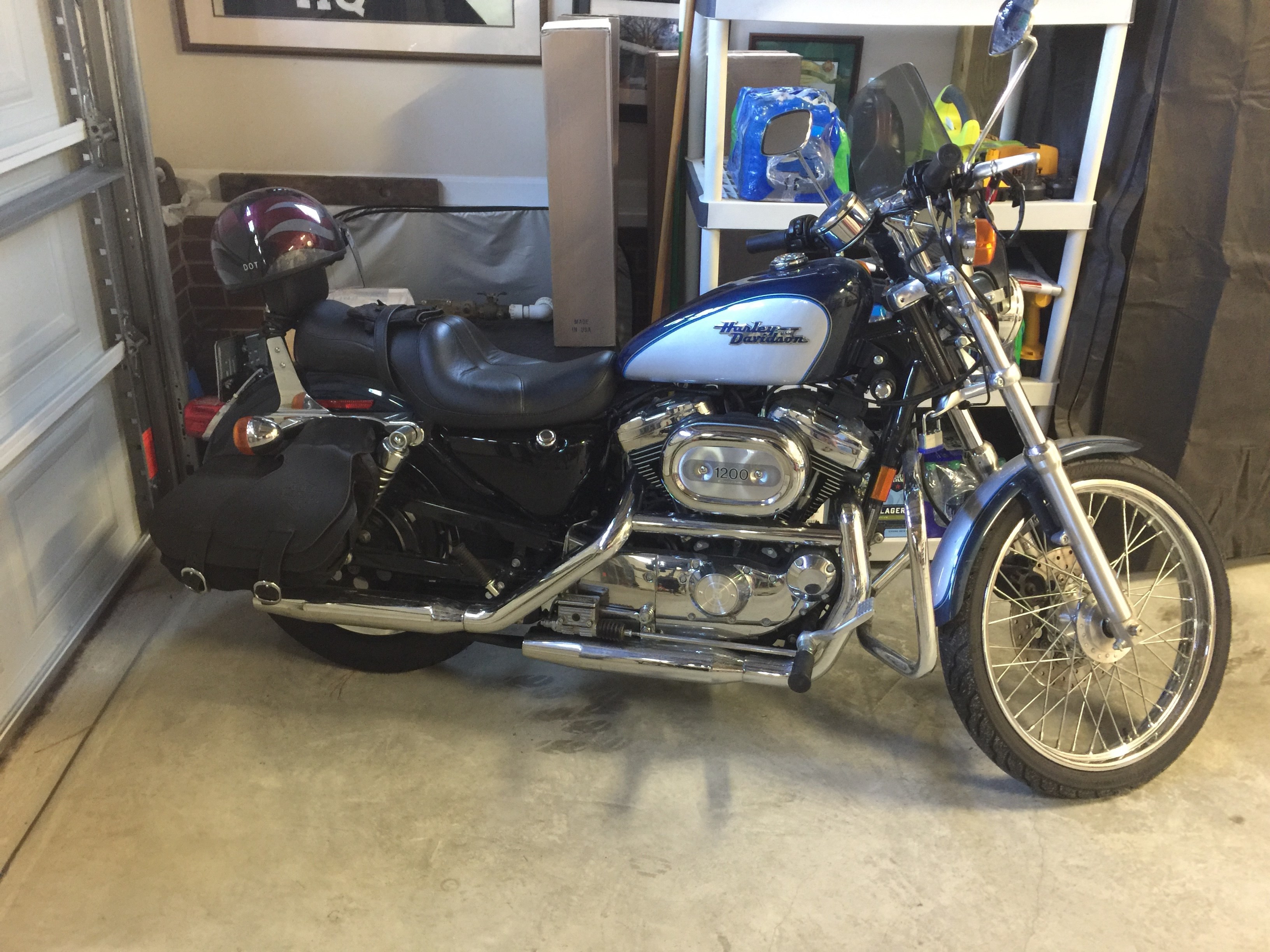 1999 Harley-Davidson® XL1200C Sportster® 1200 Custom (Blue/Gray), Cameron, North Carolina (699210) | ChopperExchange