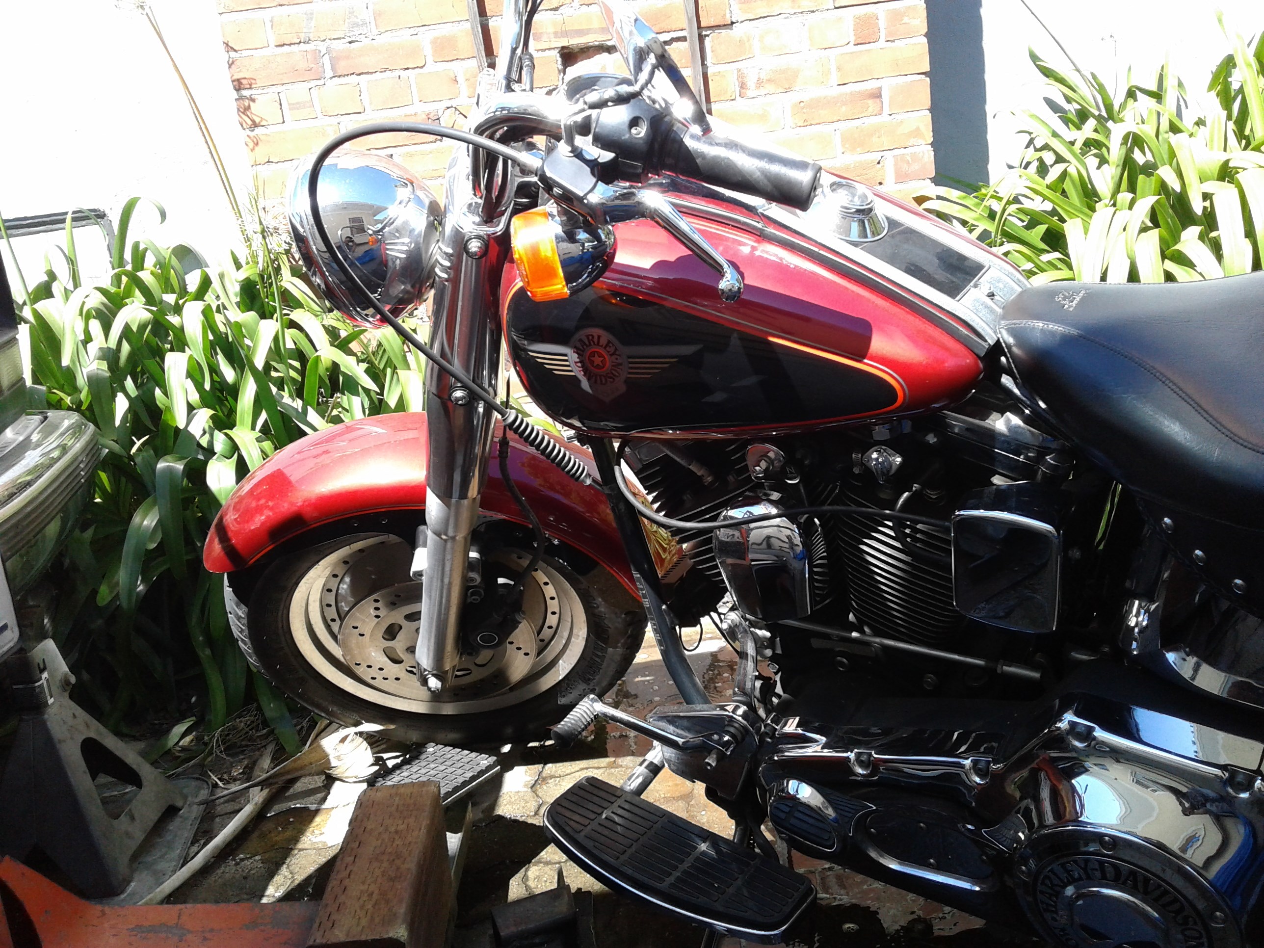 1999 Harley-Davidson® FLSTF Fat Boy® (Red & Black), Fremont, California