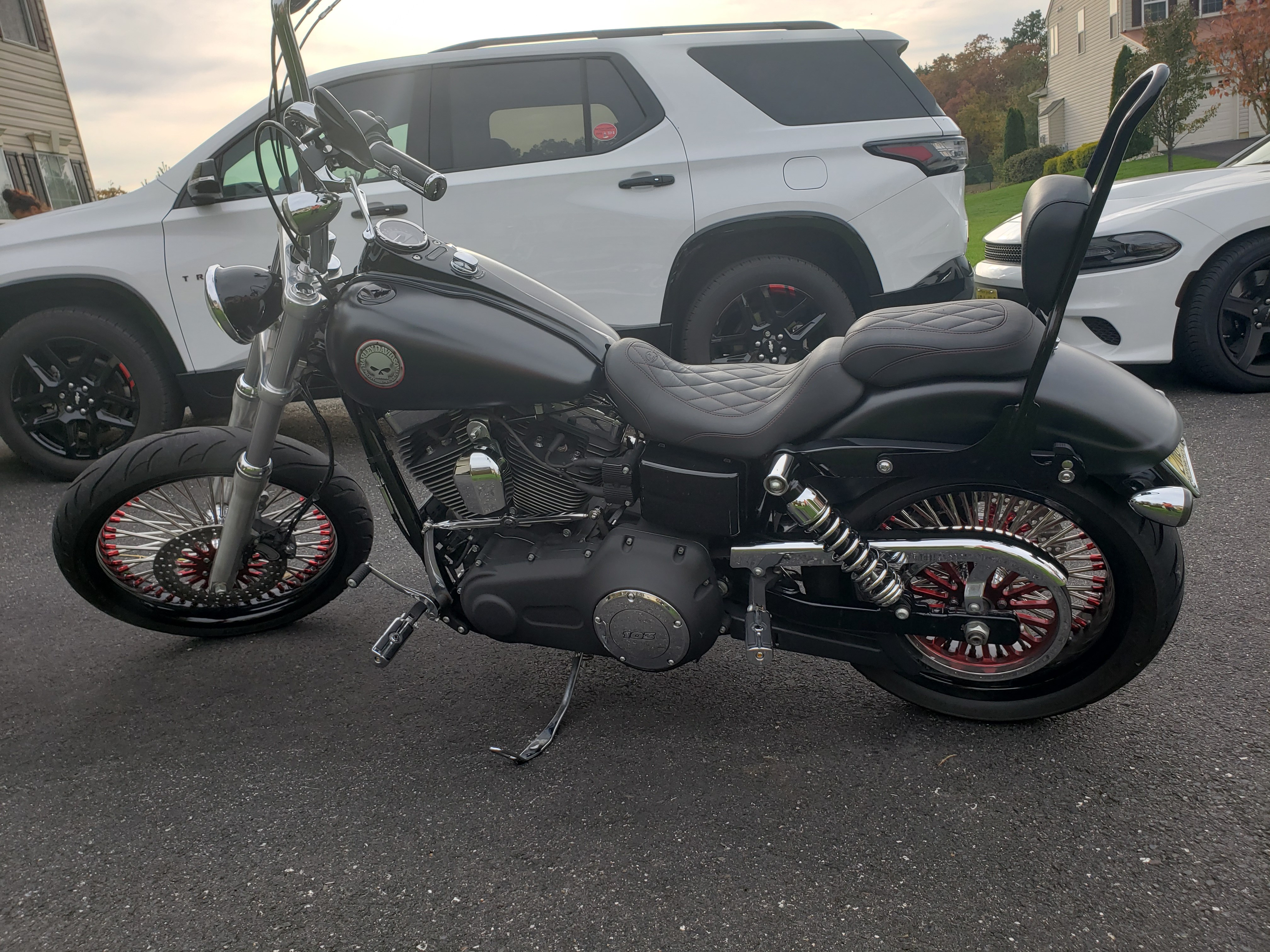 2012 HarleyDavidson® FXDWG Dyna® Wide Glide® (Matte Black (custom