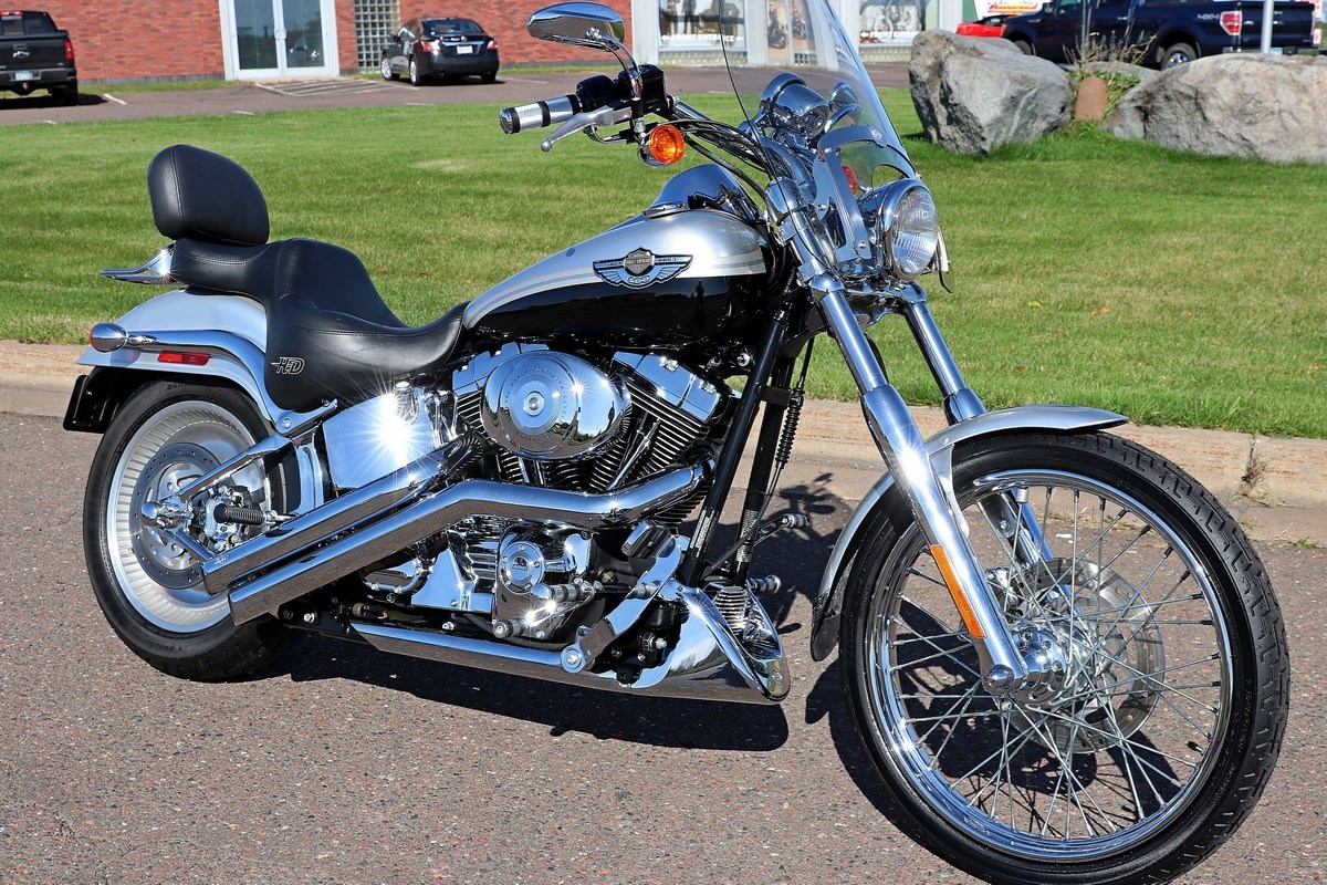 2003 Harley-Davidson® FXSTD/I Softail® Deuce™ (Sterling Silver & Vivid