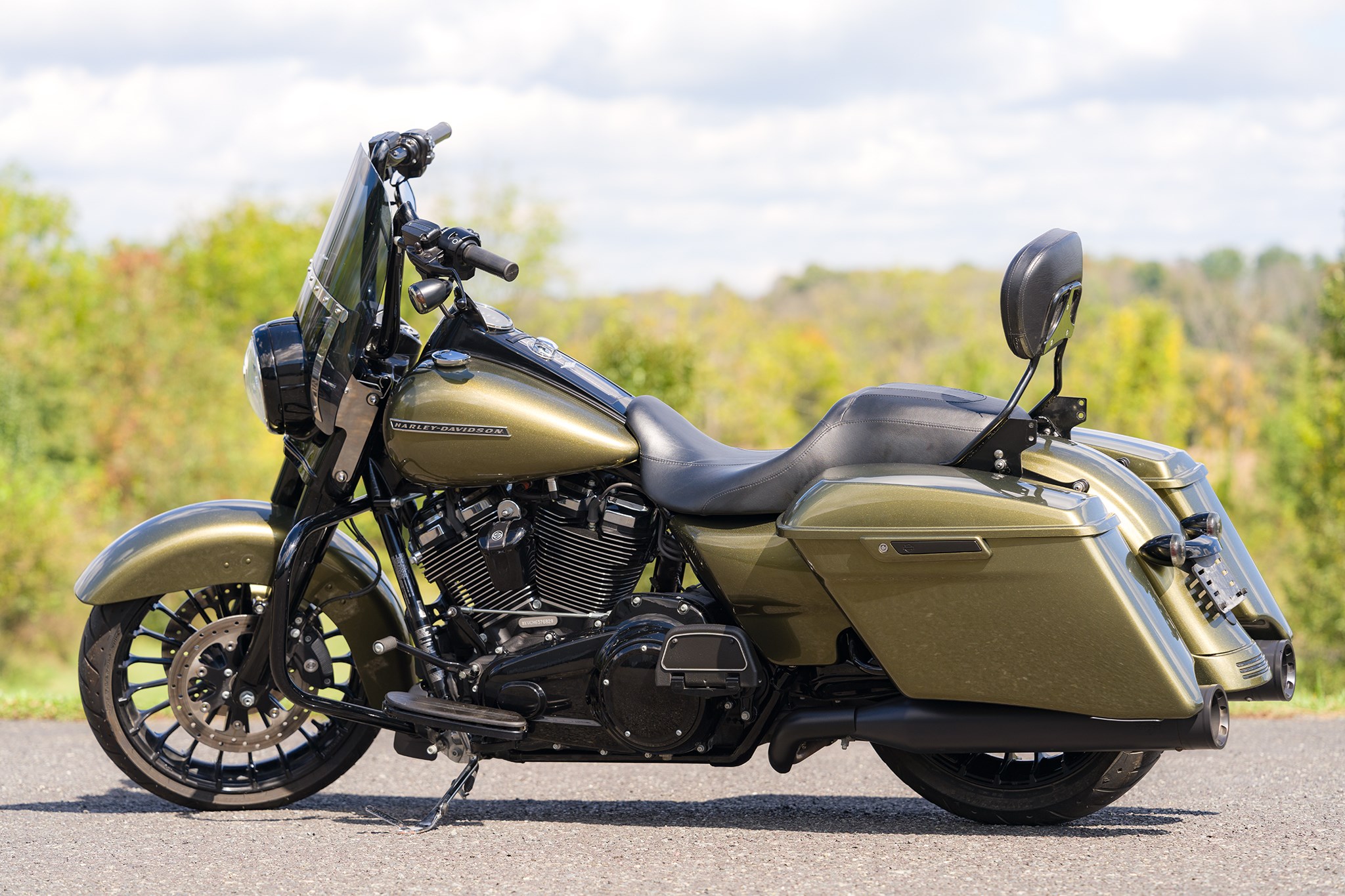 harley olive gold paint