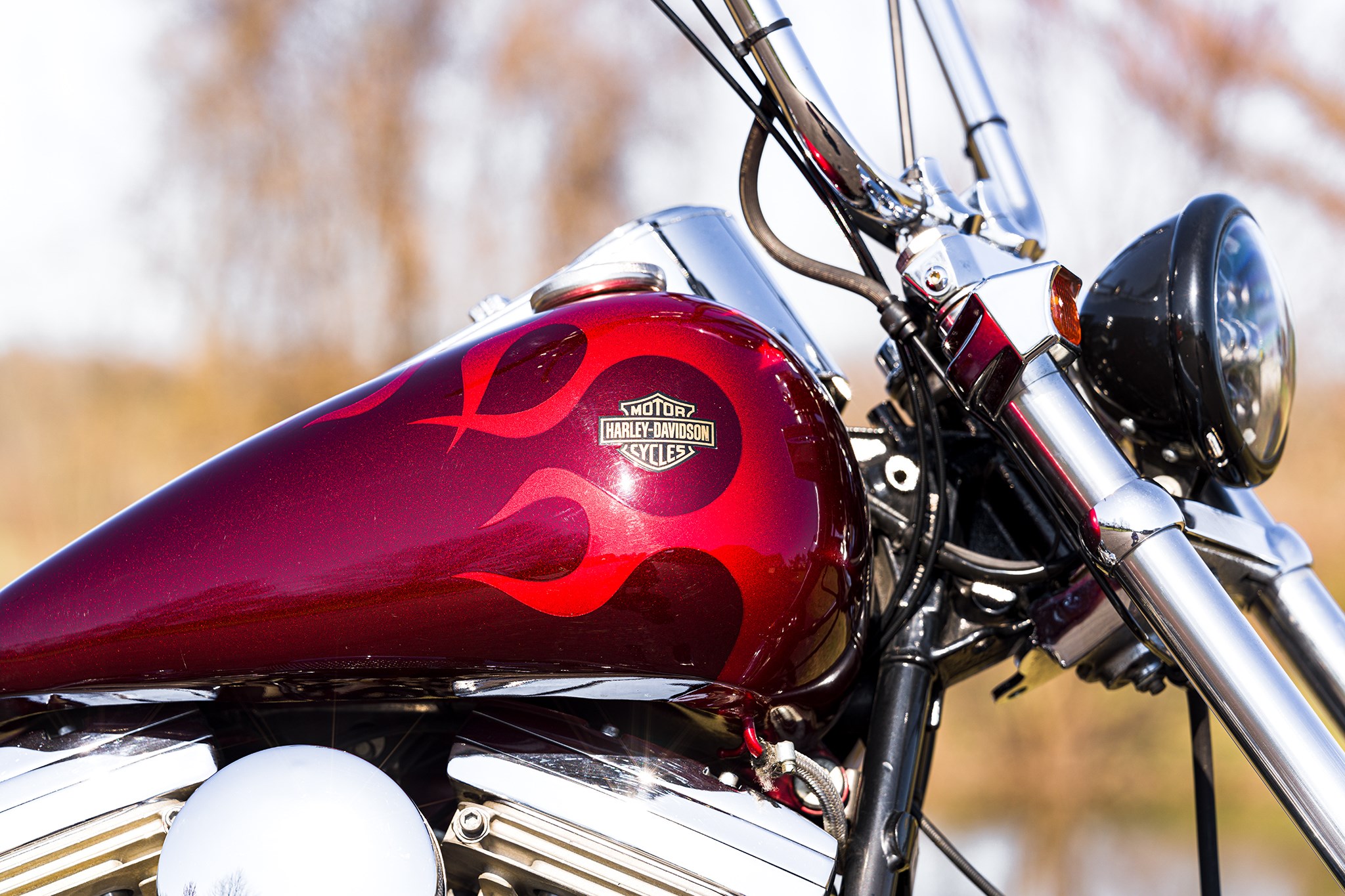 1986 Harley-Davidson® FXWG Wide Glide® (Red Two-Tone), Zieglerville