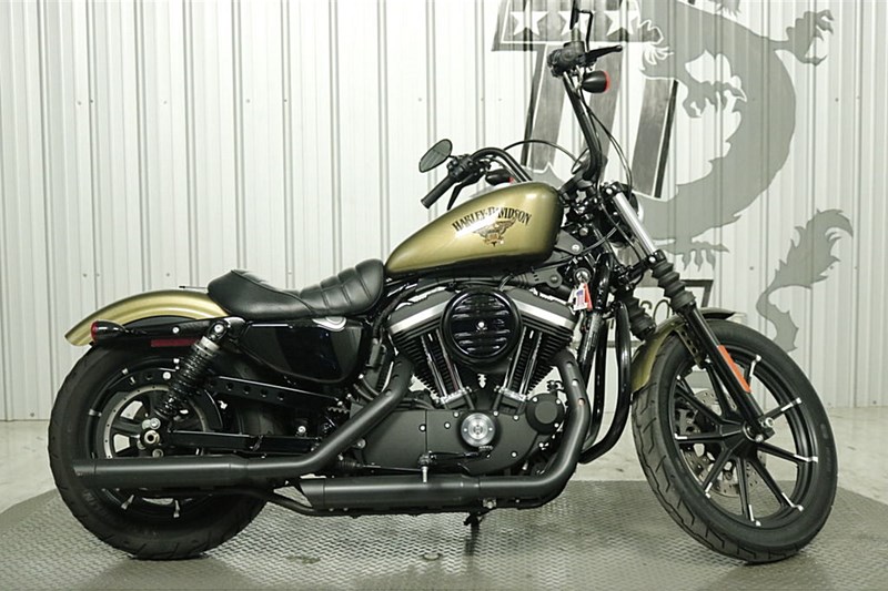 harley davidson iron 883 olive gold
