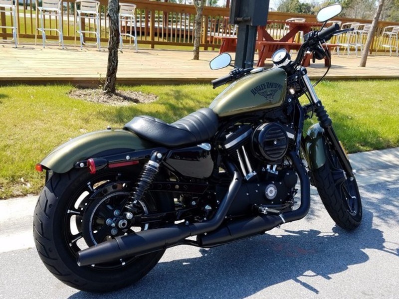 matte green harley davidson