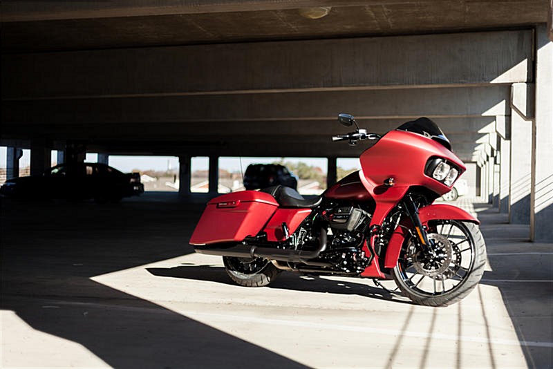 wicked red denim road glide