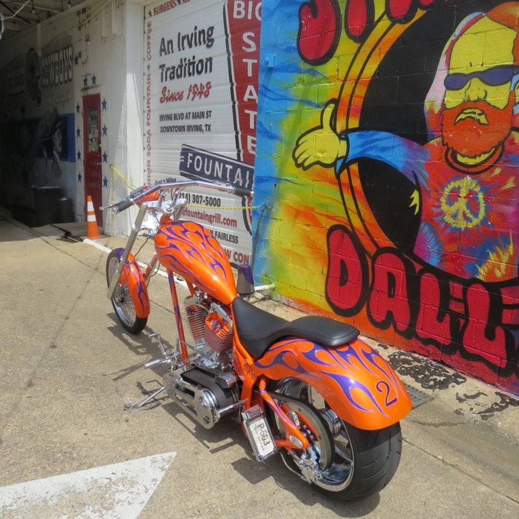 2007 Special Construction Chopper (ORANGE/PURPLE), Dallas, Texas