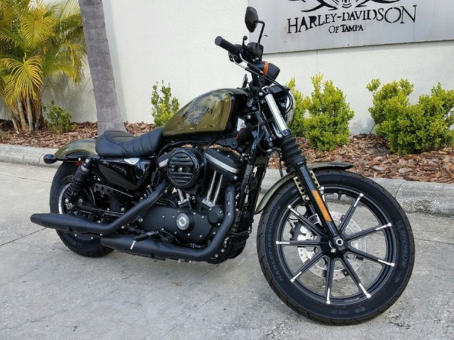 harley davidson iron 883 olive green