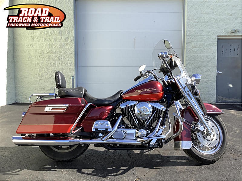 1995 HarleyDavidson® FLHR Road King® (Red/Burgundy), Big Bend