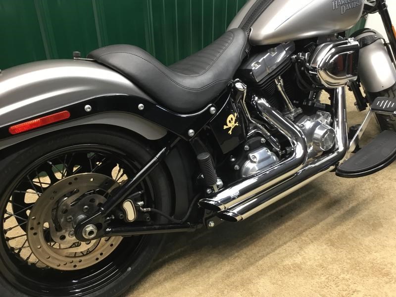 2009 HarleyDavidson® FLSTSB Softail® Cross Bones™ (Pewter Denim