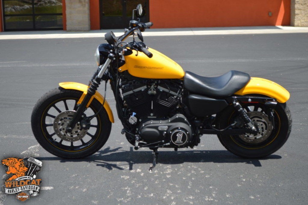 harley davidson iron 883 yellow
