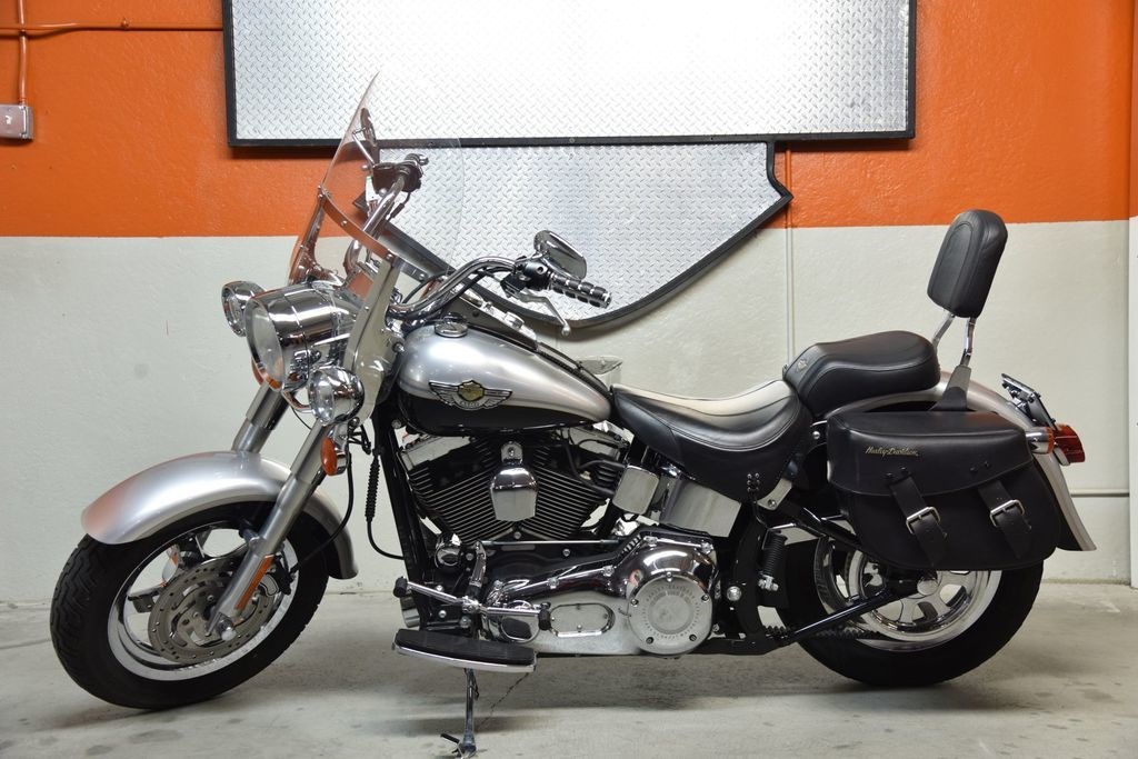 2003 Harley-Davidson® FLSTF/I Fat Boy® (SILVER/BLACK), Omaha, Nebraska