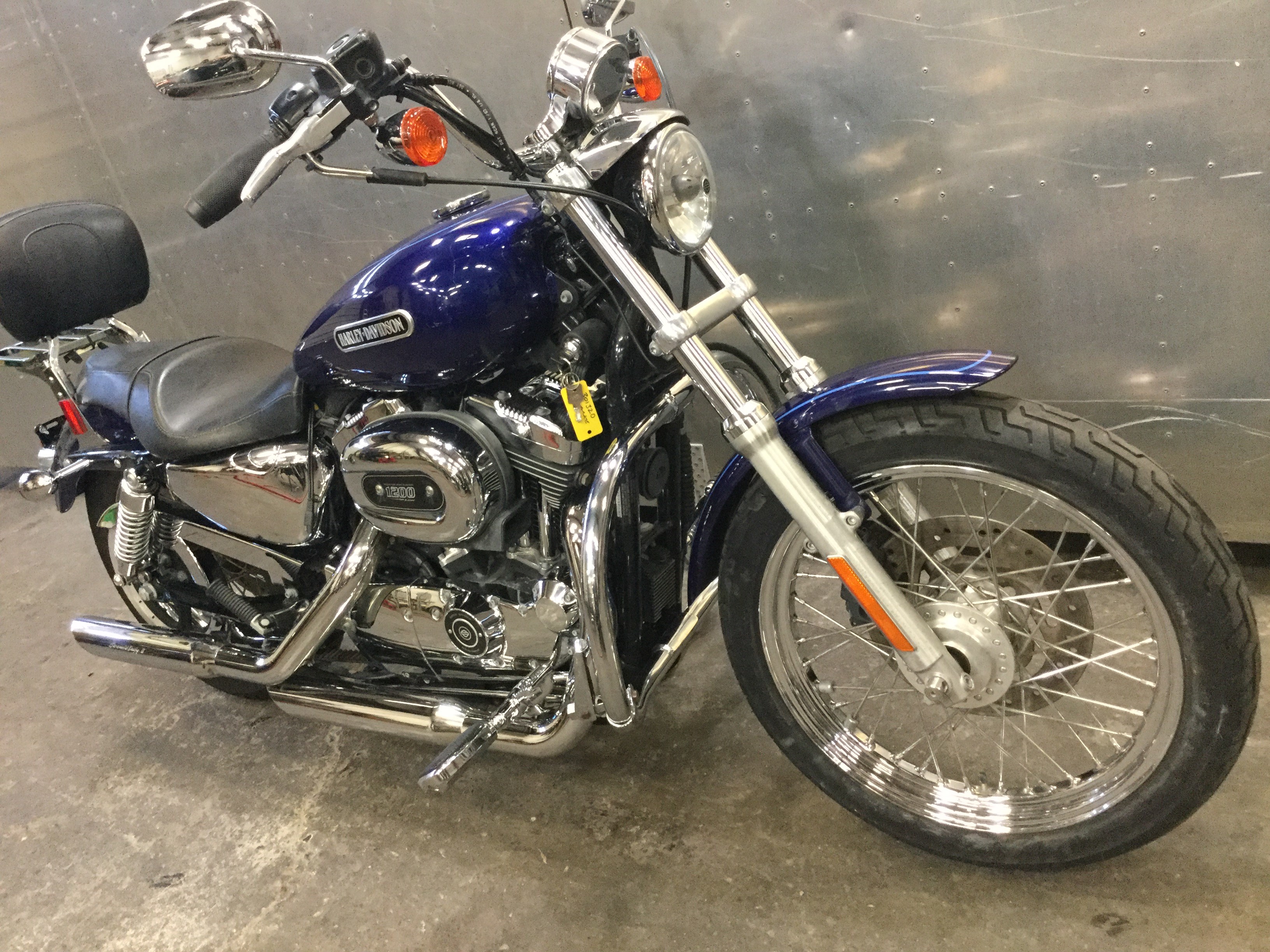 2007 HarleyDavidson® XL1200L Sportster® 1200 Low (BLUE / PURPLE), Salt