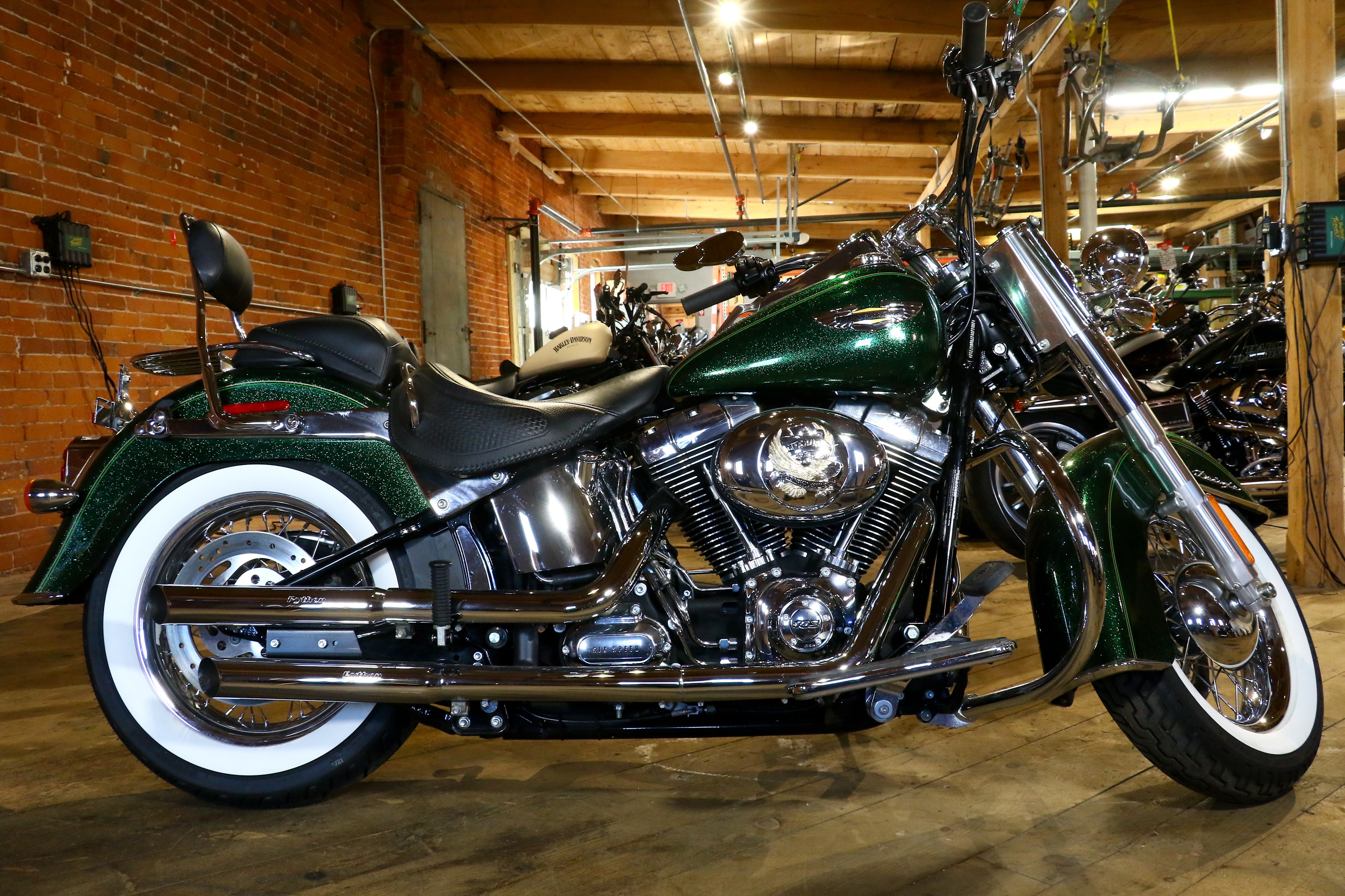 2013 HarleyDavidson® FLSTN Softail® Deluxe (Hard Candy Lucky Green