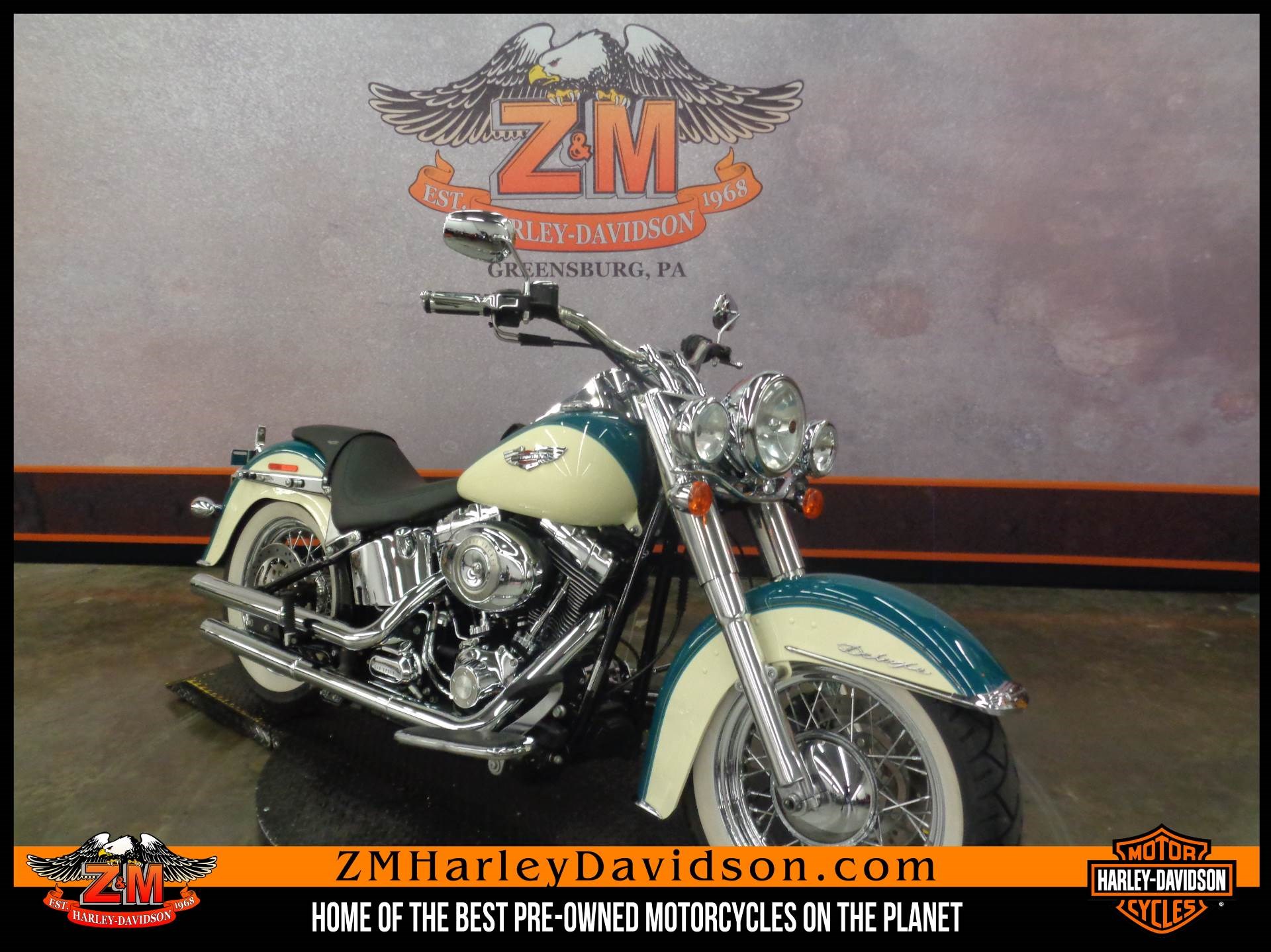 2009 HarleyDavidson® FLSTN Softail® Deluxe (Two Tone Deep Turquoise