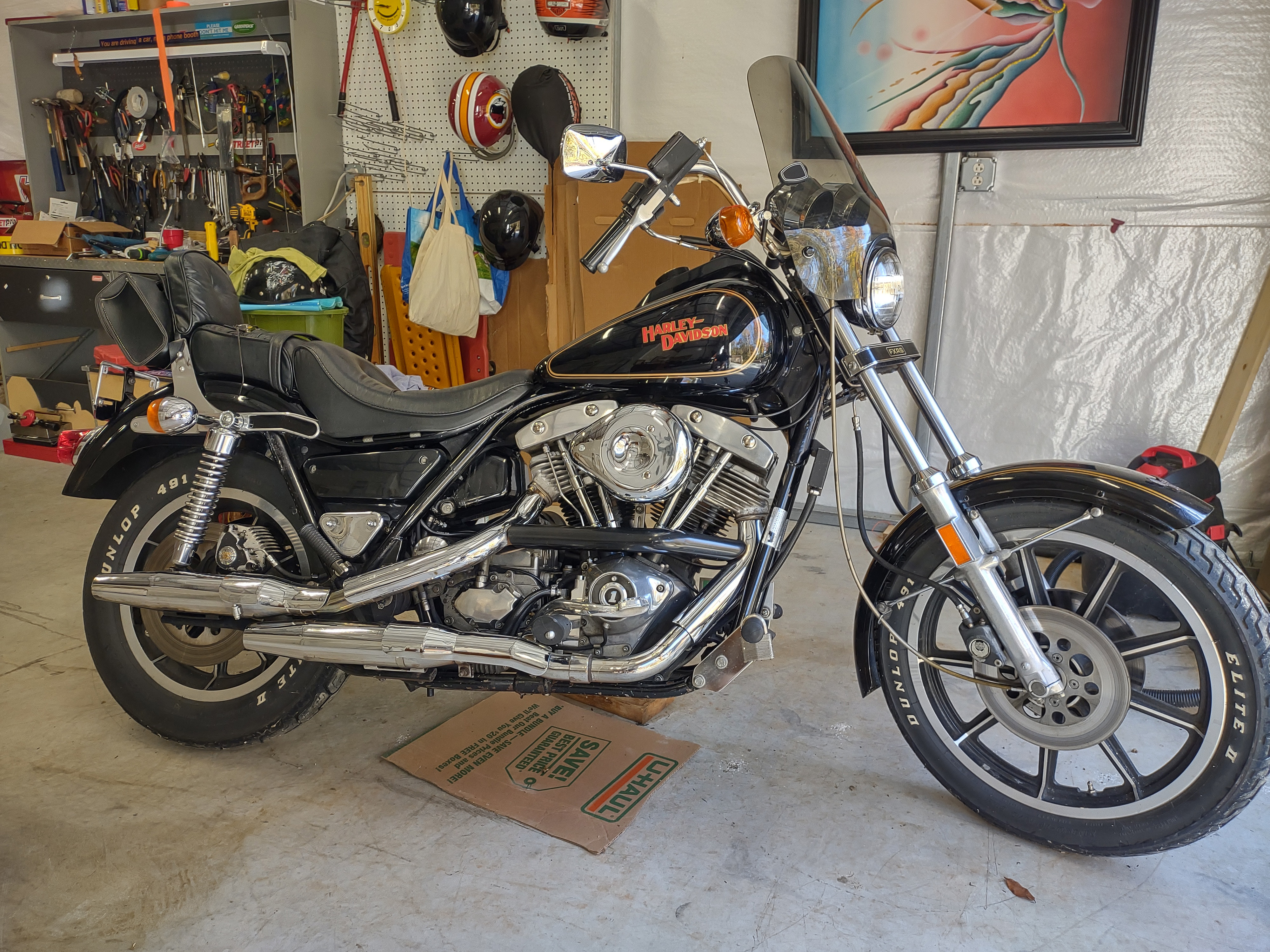All Balls Racing Clear, 1ea. 12", 2ea. 16" 79-3003 Compatible Con/Reemplazo Para Harley FXR Super Glide 1986-1988, FXSB Low Rider 1985, FXRT Sport Glide 1983-1988, FXRS Super Glide II 1982 1983, Rojo