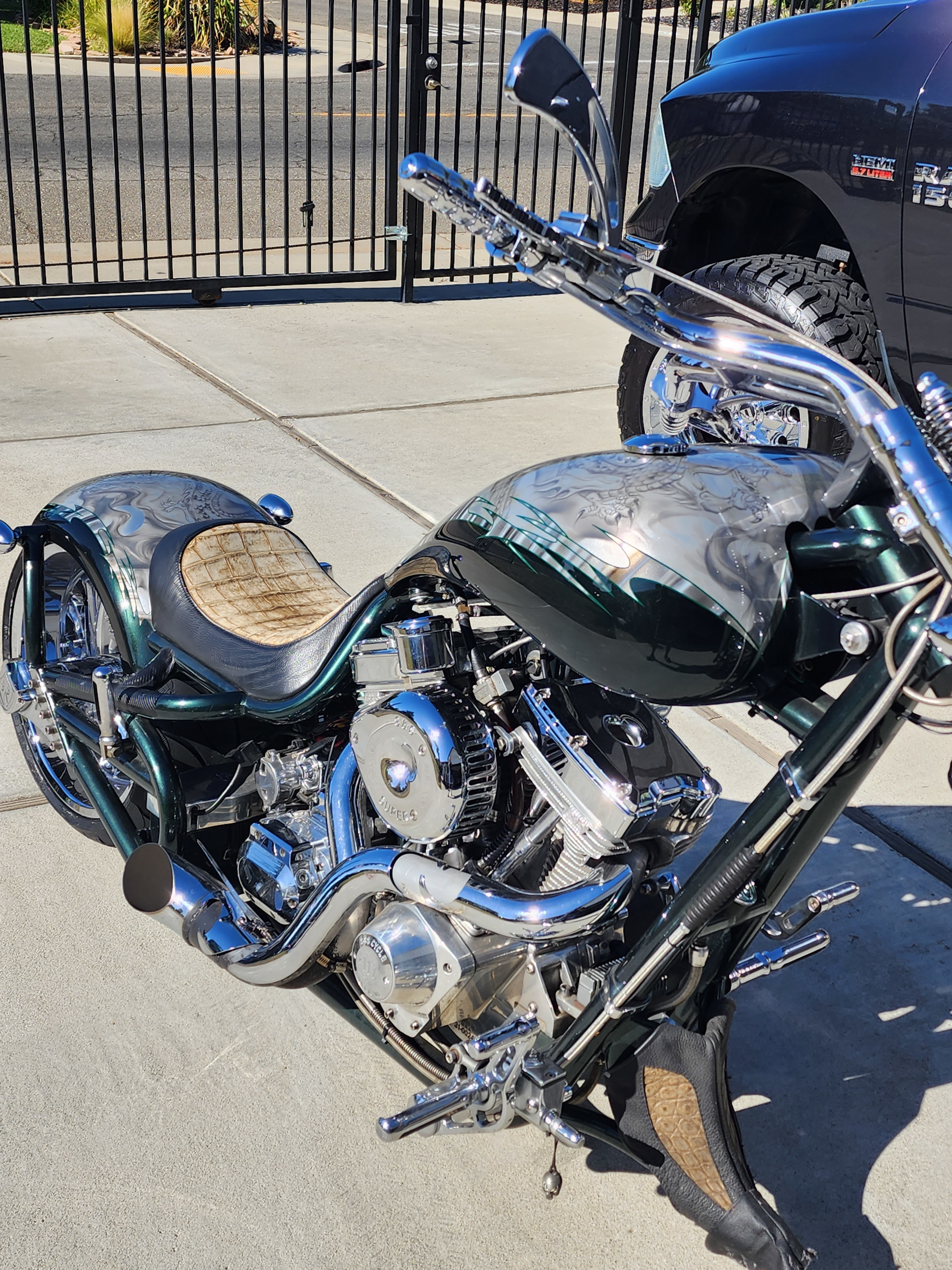 2005 Bourget Bike Works Python Chopper for Sale in Sacramento , CA ...