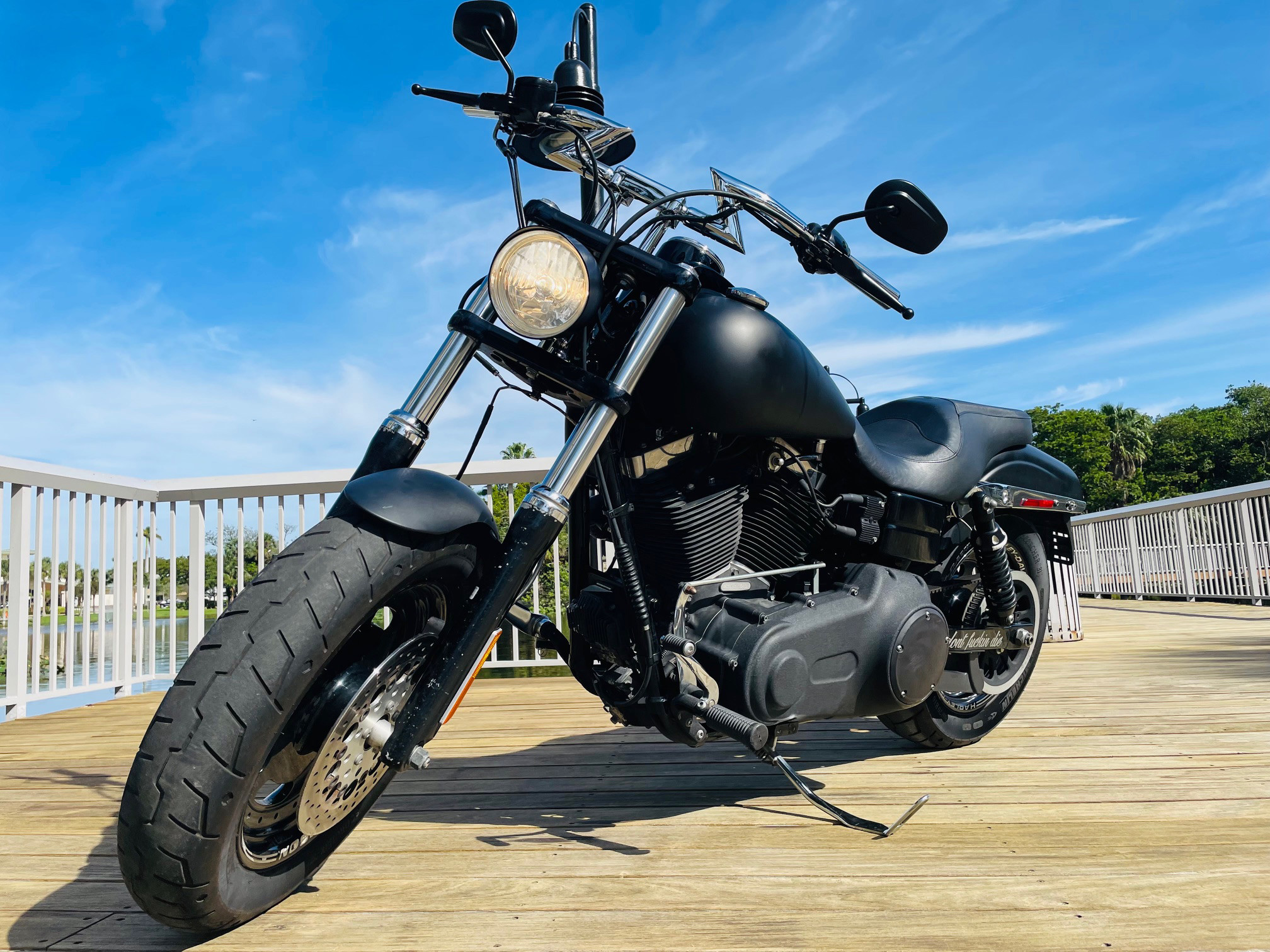 Aile arrière Harley Davidson FXDF Dyna Fat Bob 14-15 Neuve dans la boite main image 1