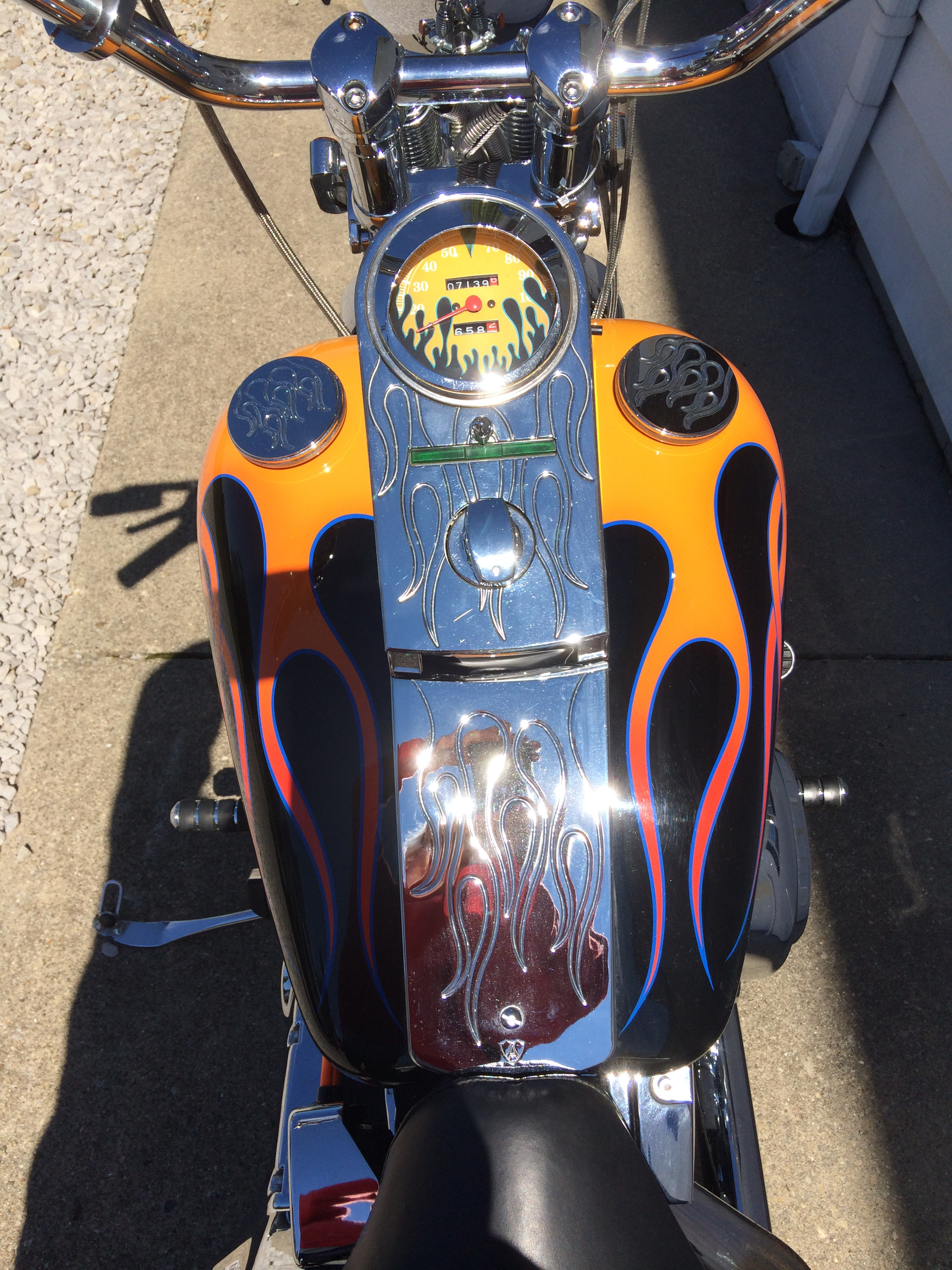 Harley-Davidson fire flame 1996年製 1996_harley-davidson_road-
