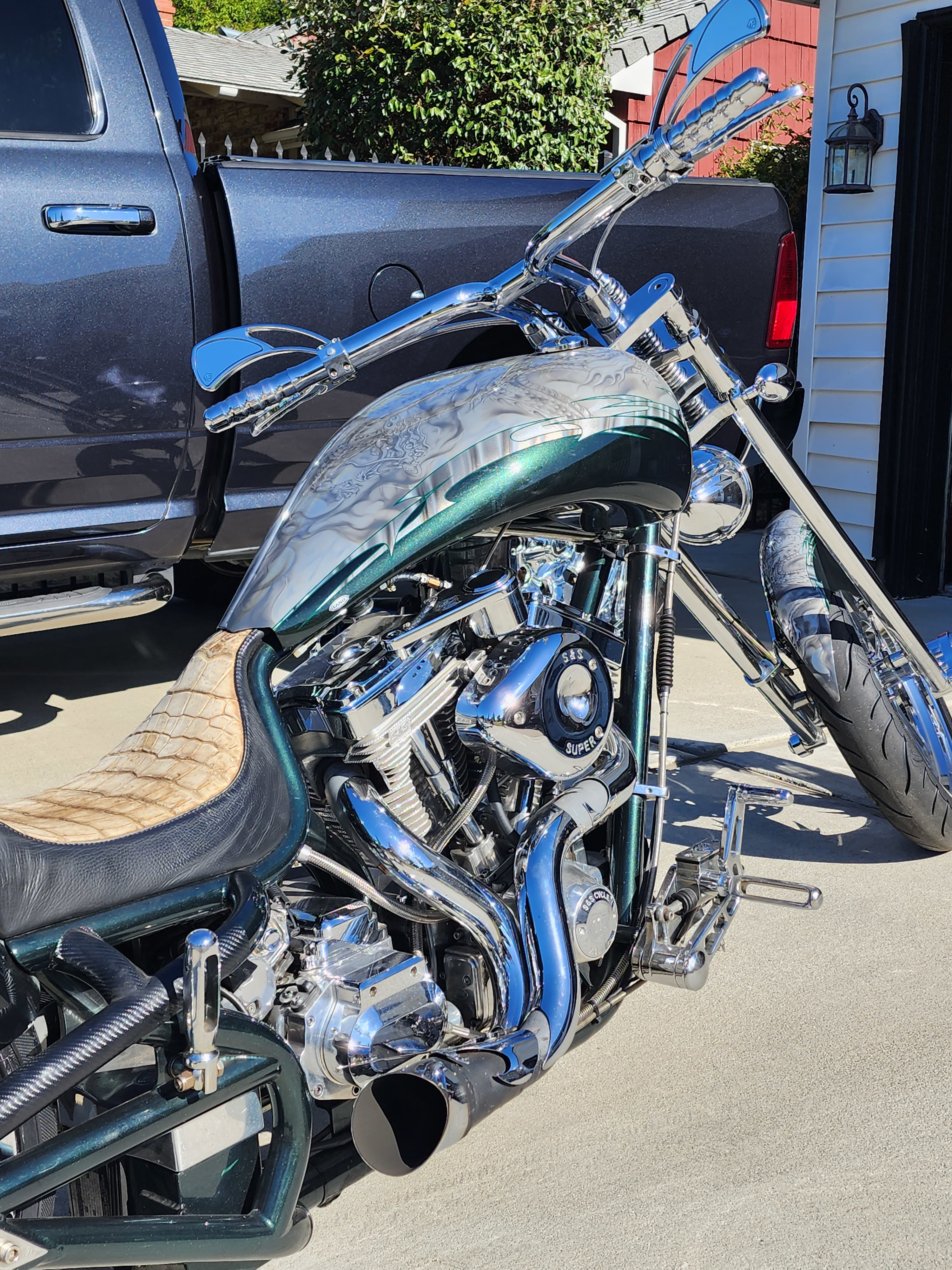 2005 Bourget Bike Works Python Chopper for Sale in Sacramento , CA ...
